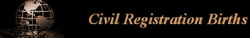 Civil Registration Births