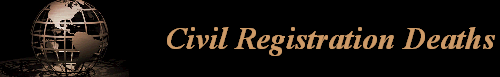 Civil Registration Deaths